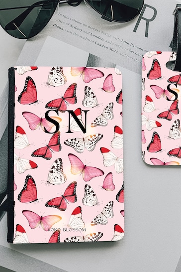 Personalised Butterfly Print Travel Set by Koko Blossom