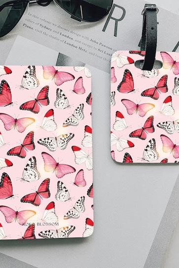 Personalised Butterfly Print Travel Set by Koko Blossom