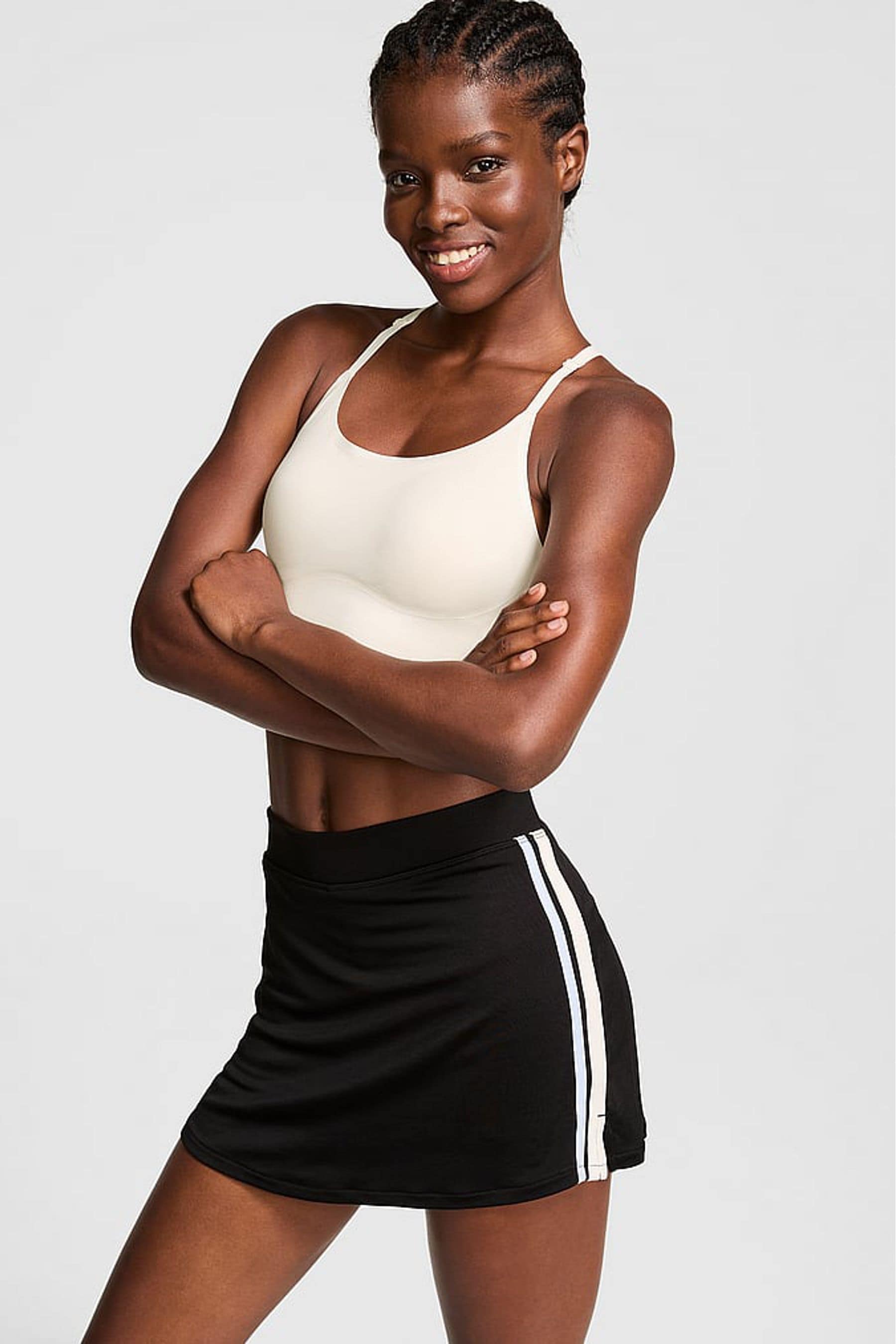 Buy Victoria s Secret PINK Black Tracksuit Skort from the Next UK online shop