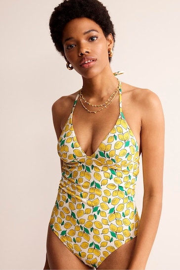 Boden Yellow Symi String Swimsuit
