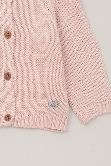 Rock-A-Bye Baby Boutique Grey Cosy Cotton Knit Cardigan
