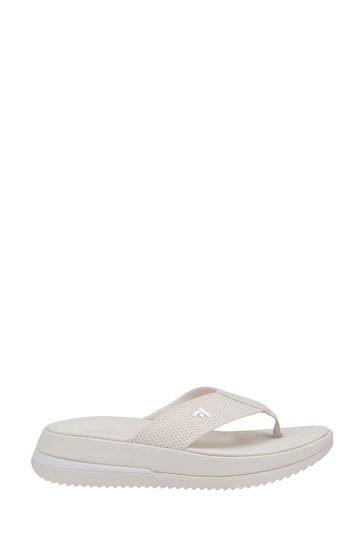 FitFlop Natural Surff Two-tone Toe Post Sandals