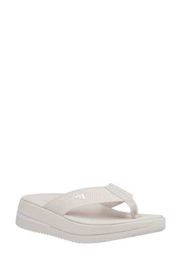 FitFlop Natural Surff Two-tone Toe Post Sandals