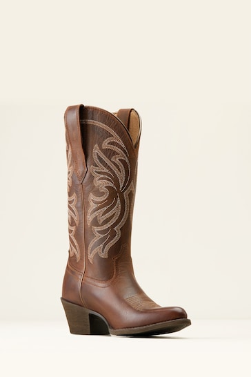 Ariat Heritage J Toe Stretchfit Western Brown Boots