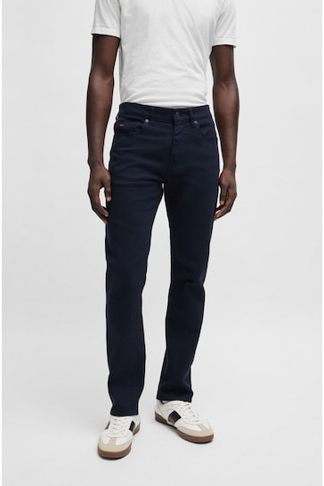 BOSS Blue Slim Fit Soft Stretch Denim Jeans
