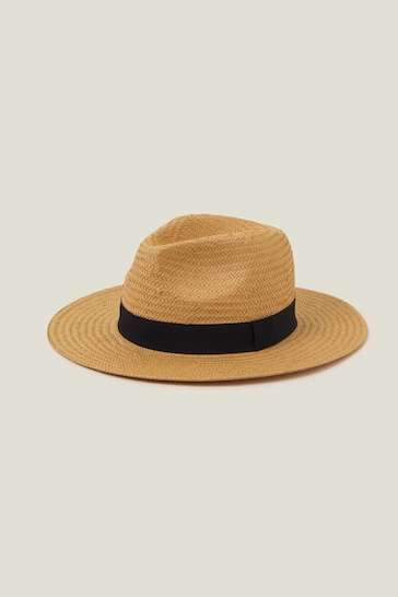Accessorize Brown Panama Hat