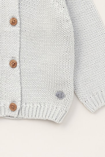 Rock-A-Bye Baby Boutique Grey Cosy Cotton Knit Cardigan