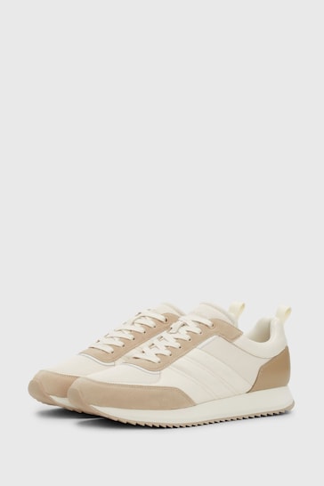 Calvin Klein Low Top Lace-Up White Sneakers