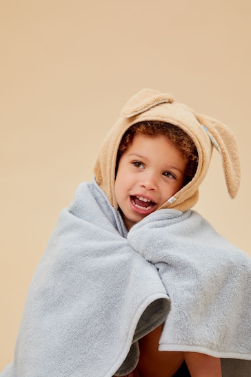 MORI Kids Blue Peter Rabbit Hooded Bath Towel