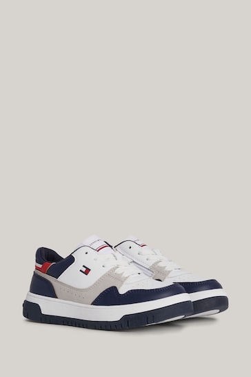 Tommy Hilfiger Low Cut Lace-up White Sneakers
