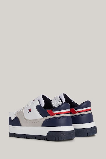 Tommy Hilfiger Low Cut Lace-up White Sneakers