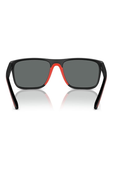 Ferrari Scuderia Fz6002U Square Polarised Black Sunglasses