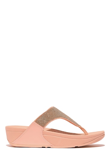 FitFlop Pink Lulu Opul Toe-Post Sandals
