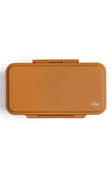 Citron Caramel Lunch Box With Leakproof Lid  Mixfree Compartments