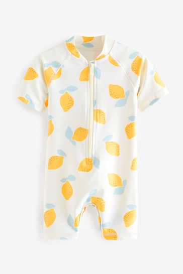 Yellow Lemon Sunsafe Swimsuit (3mths-7yrs)