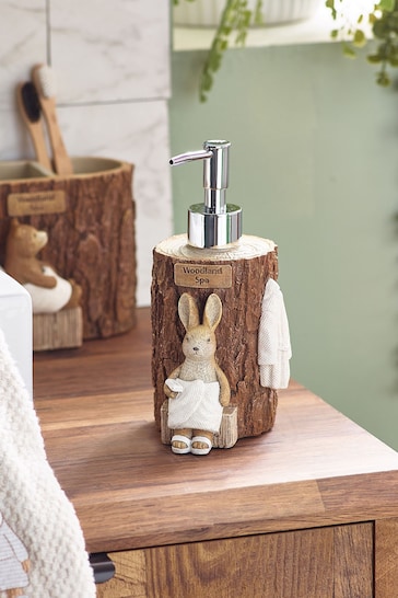 Natural Woodland Spa Soap Dispenser