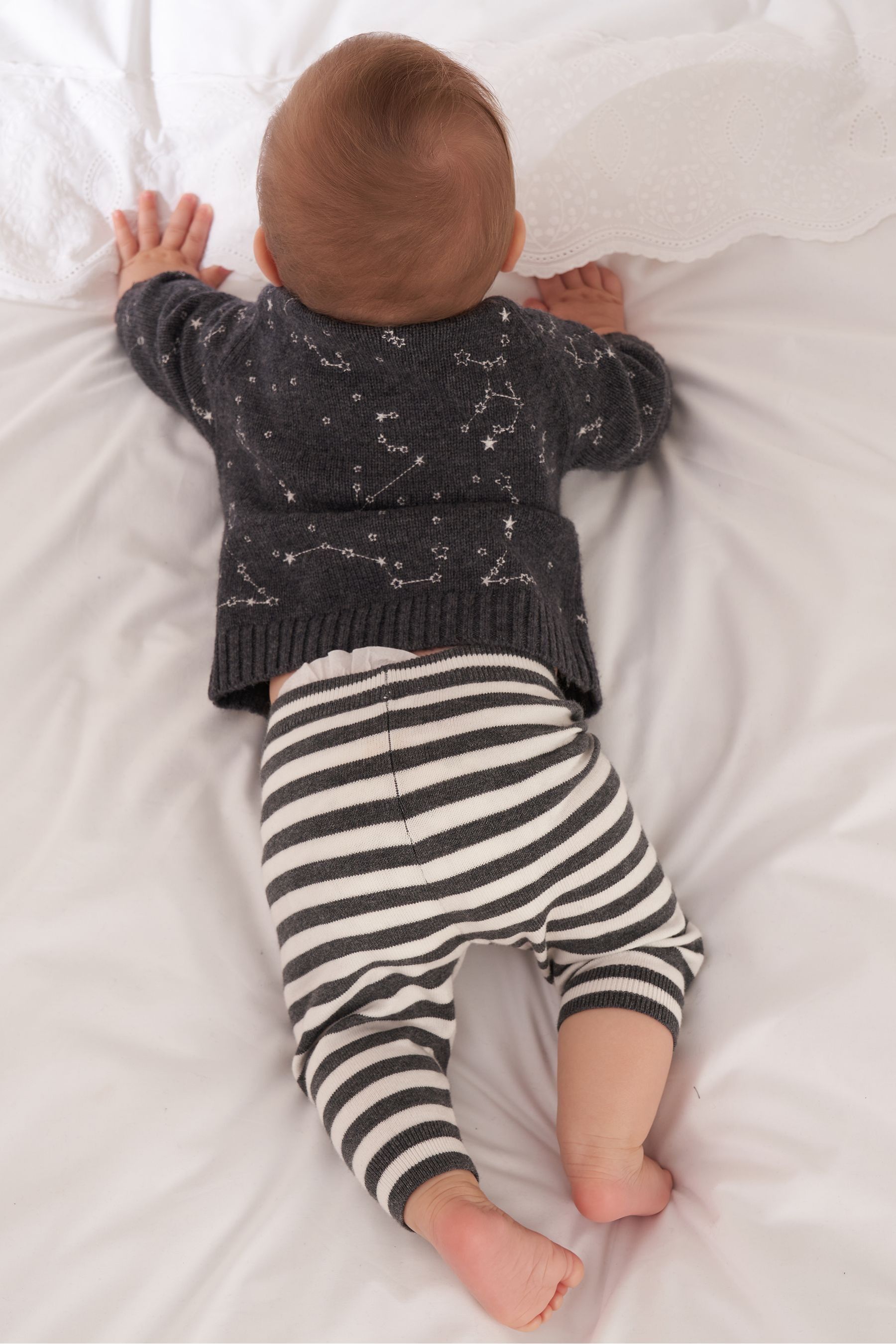 Grey baby jumper store