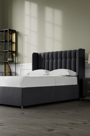 Swoon Smart Wool Anthracite Grey Kipling Divan Bed