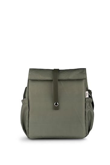 Citron Olive Green Insulated Roll-Up Lunch Bag