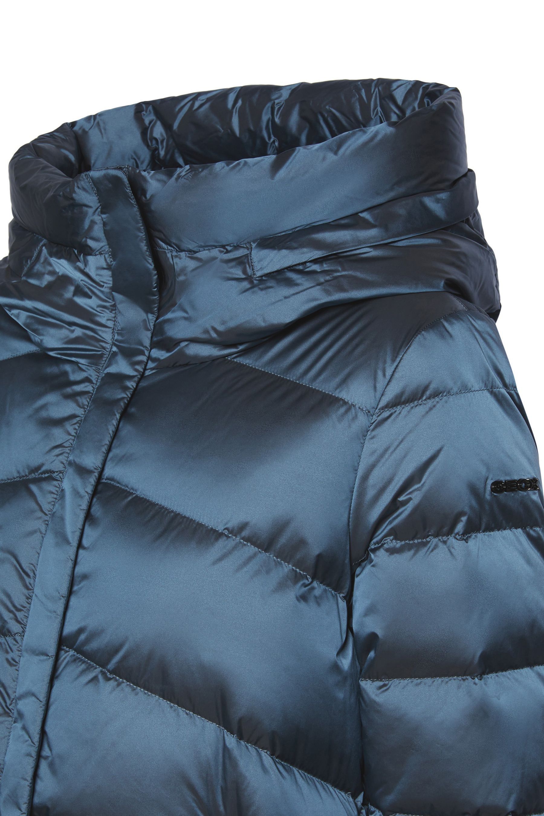Buy Geox Womens Blue Adrya Parka from the Next UK online shop