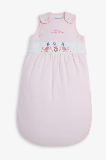 JoJo Maman Bébé Pink Jemima Puddle-Duck 2.5 Tog Baby Sleeping Bag