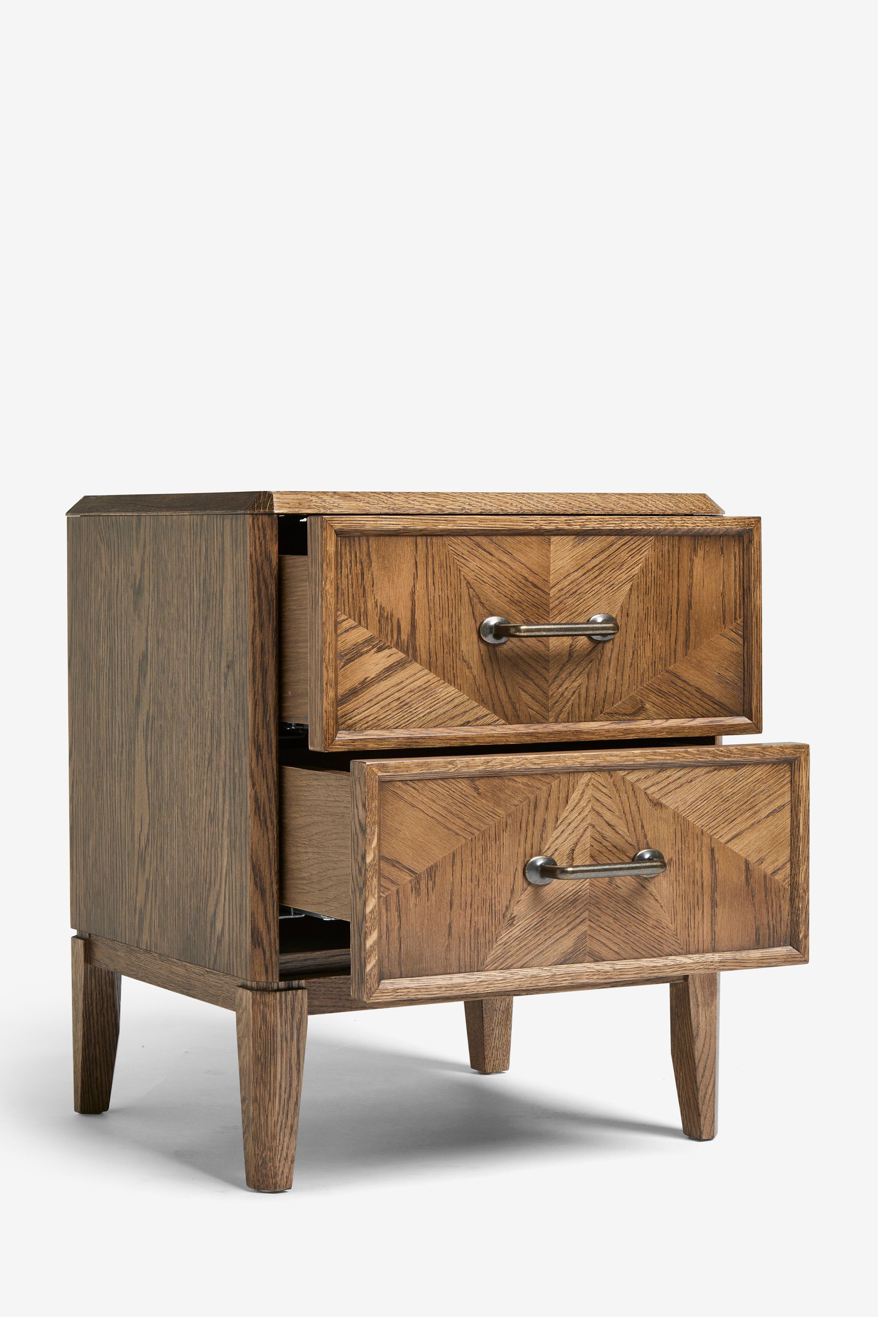 Nina Campbell Brown 2 Drawer Tedworth Bedside Table