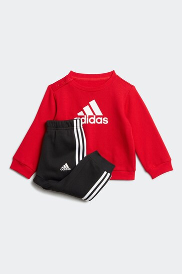 adidas Pack Red Infant Bos Logo Tracksuit