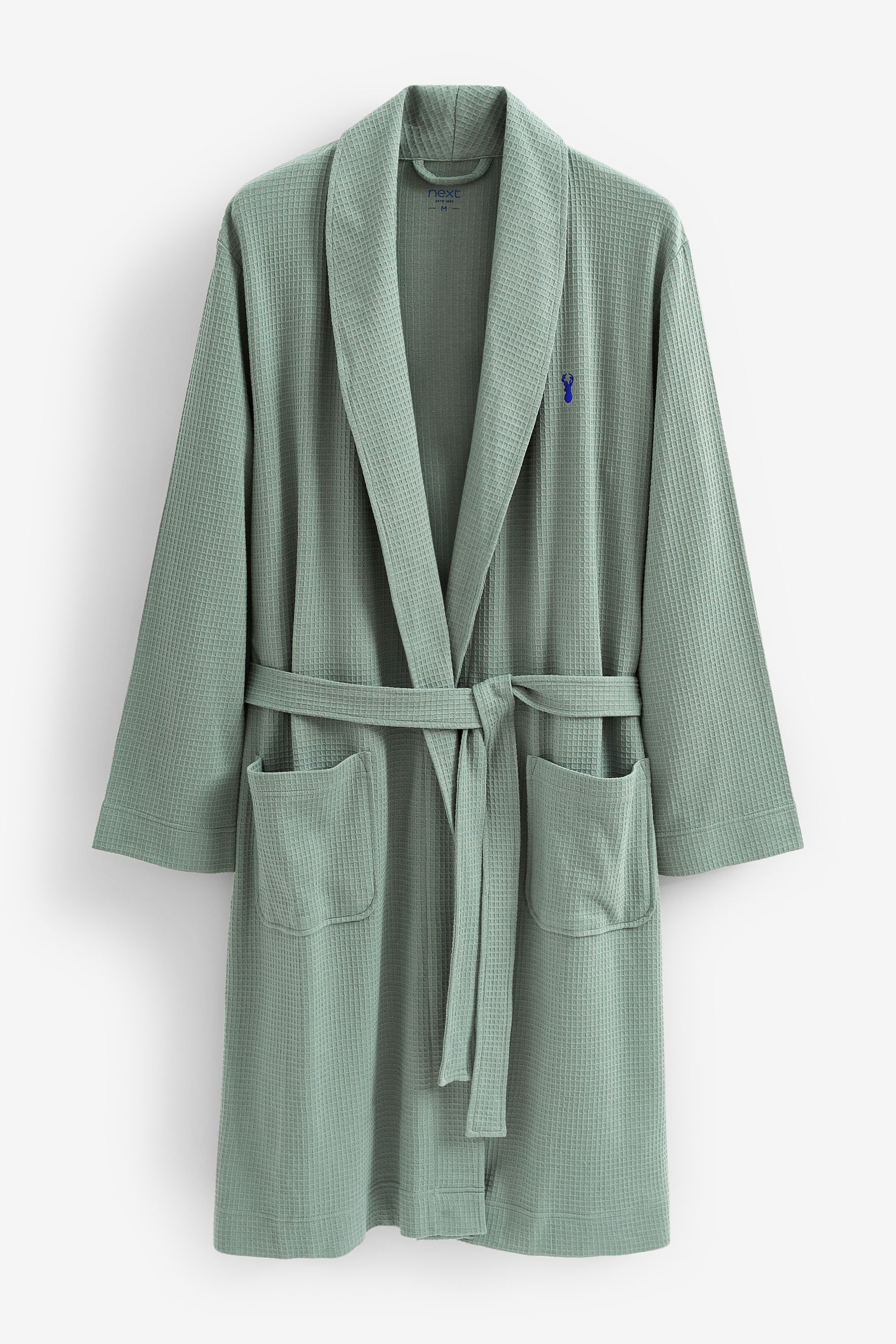 Lightweight waffle dressing gown outlet