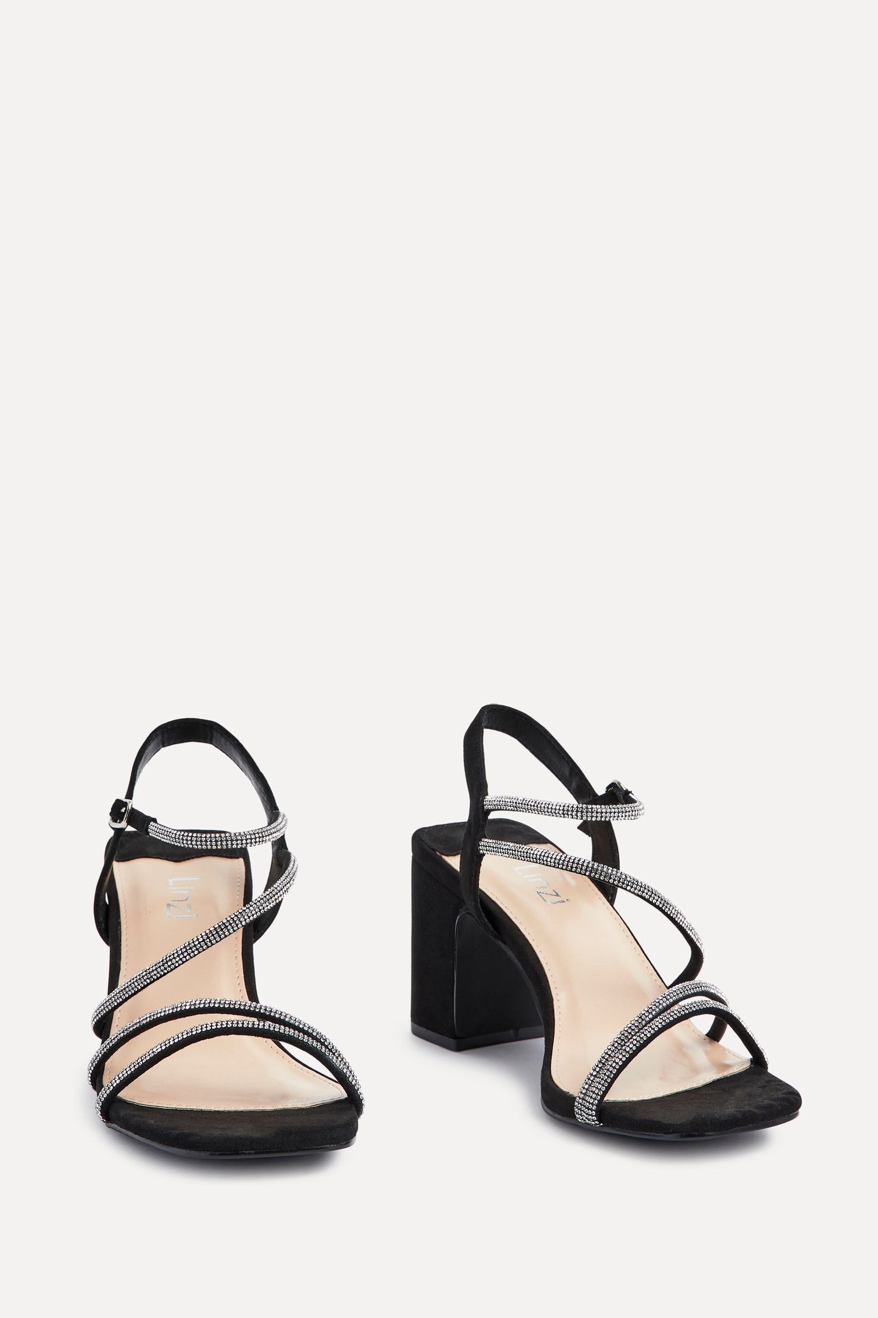 New look diamante deals block heel sandal