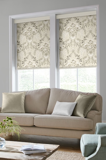 Laura Ashley Natural Parterre Made To Measure Roller Blind