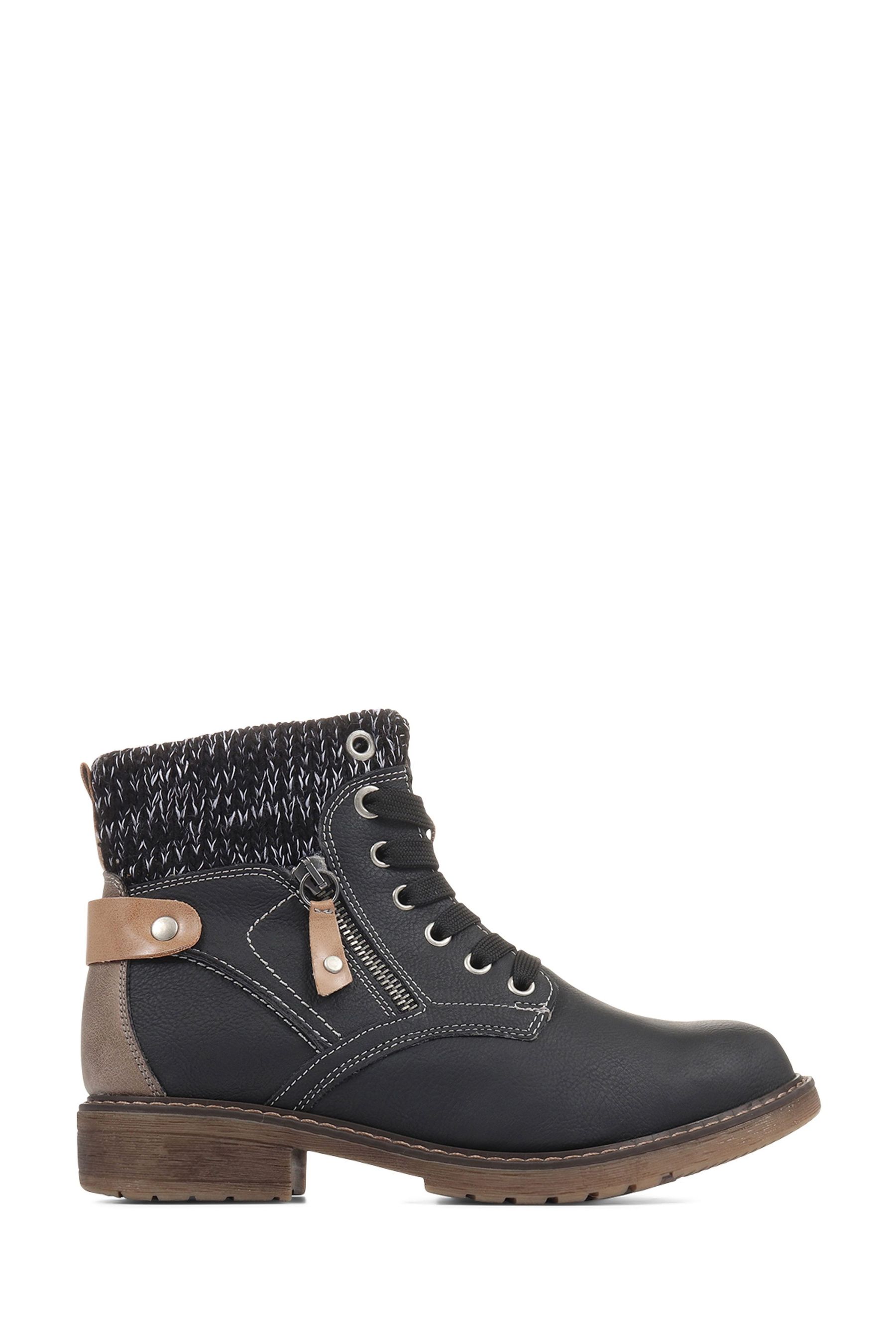 Buy Pavers Black Lace Up Ankle Boots from the Next UK online shop