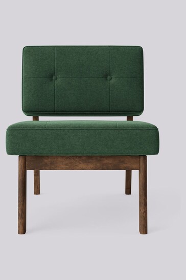Swoon Smart Wool Hunter Green Aron Chair