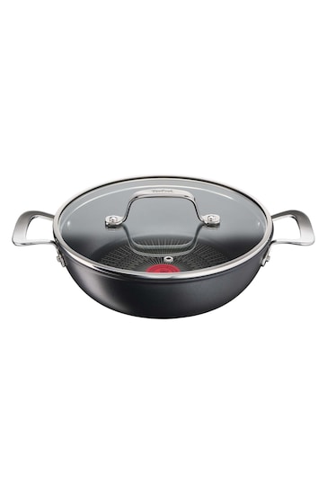 Tefal Grey Unlimited Aluminium Non-Stick 26cm All In One Pan