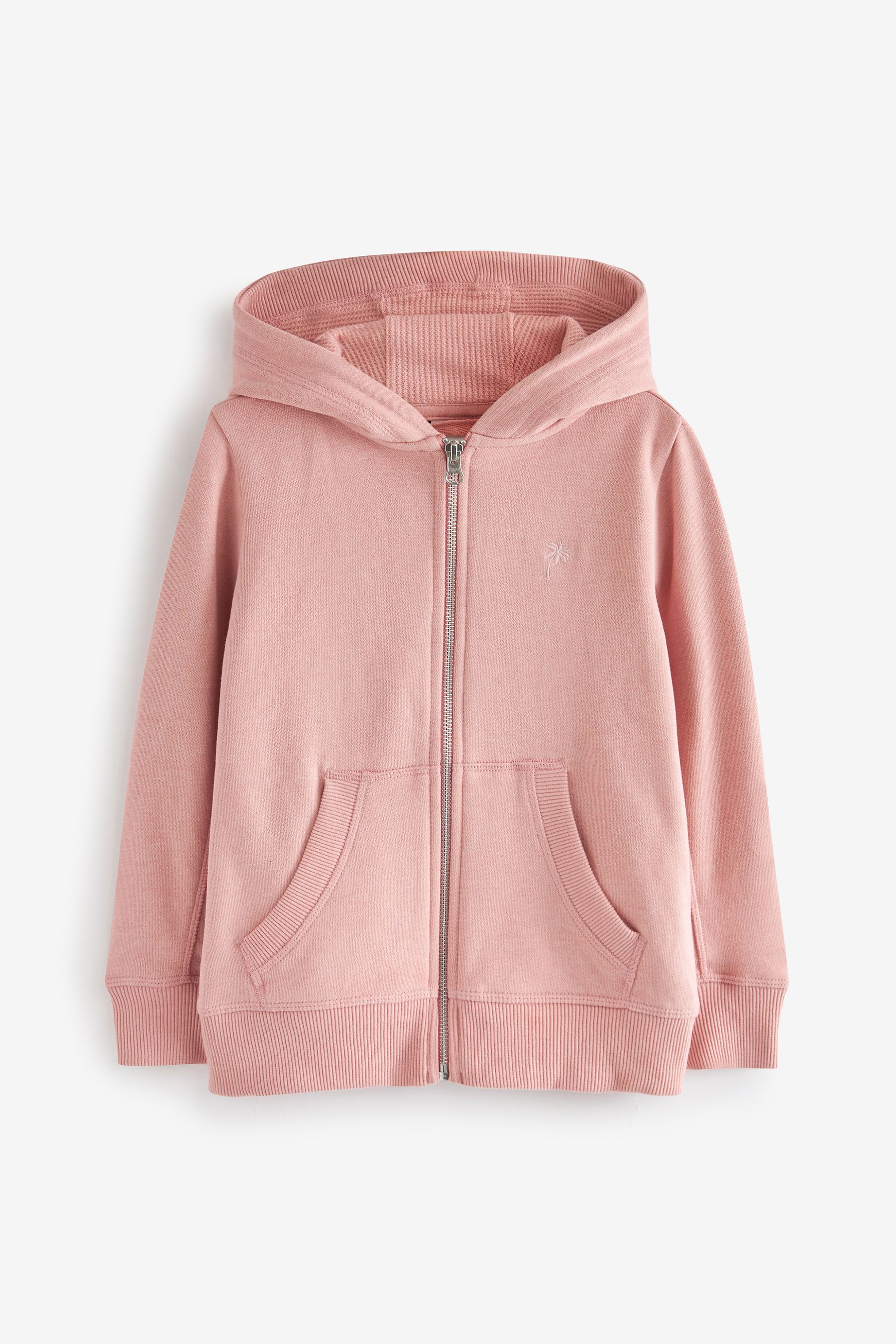 Pink zip through hoodie online