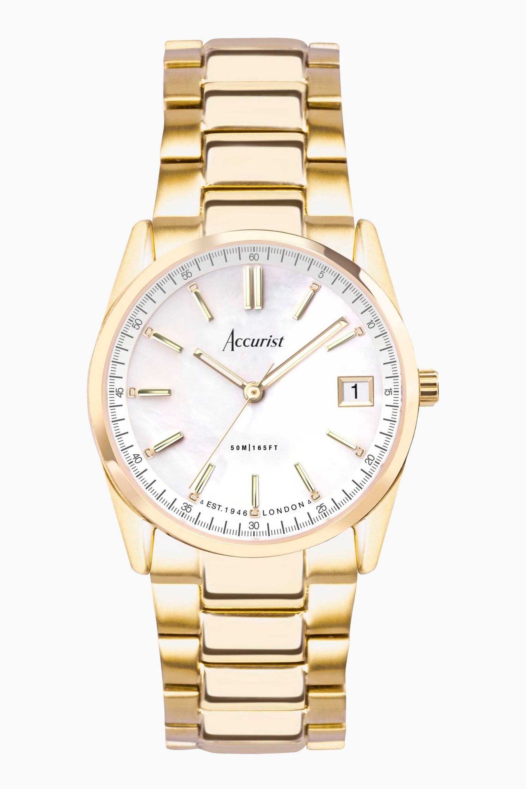 Accurist gold hotsell plated ladies watch
