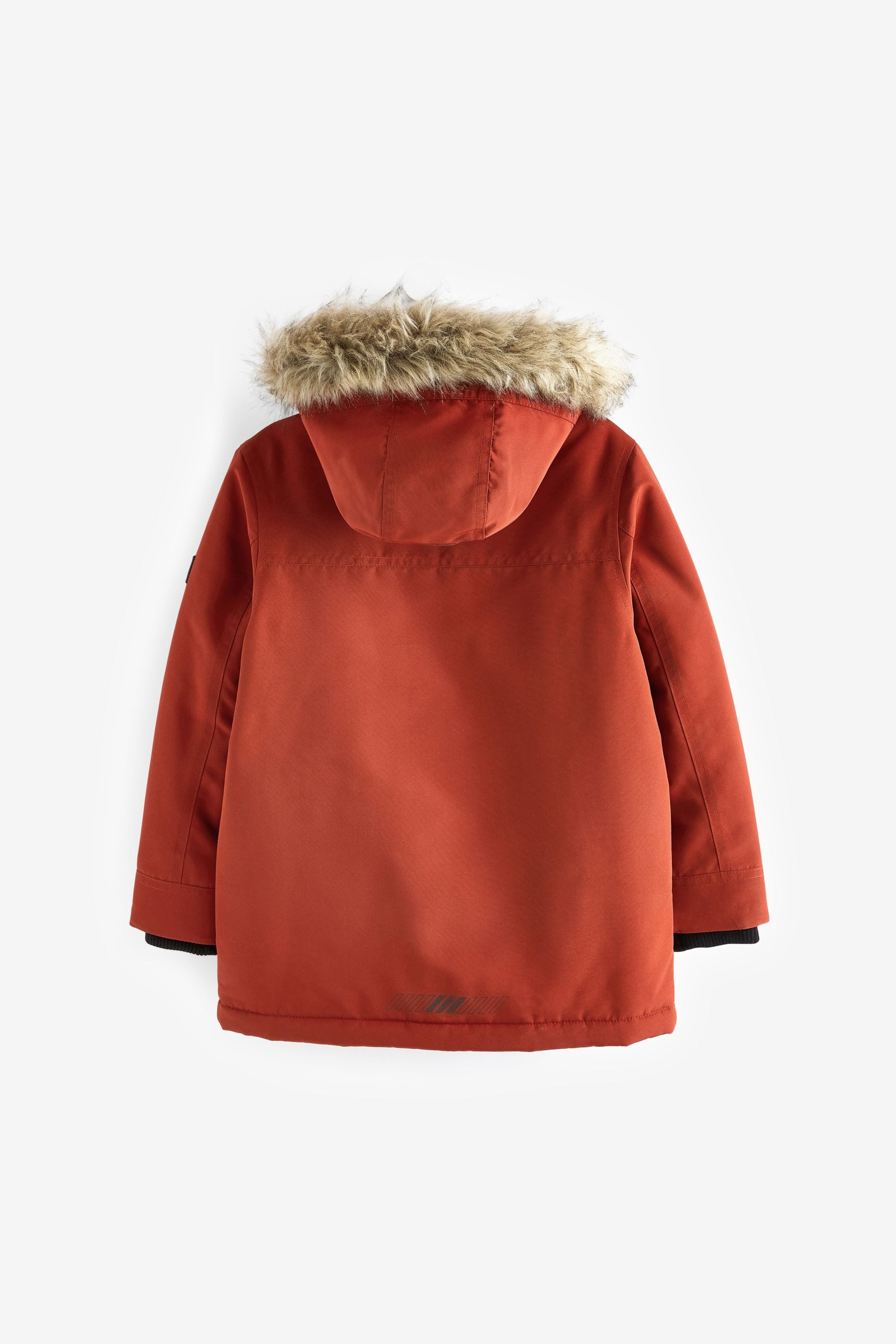 Boys red best sale parka coat