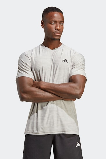 adidas Grey Train Essentials Stretch Training T-Shirt