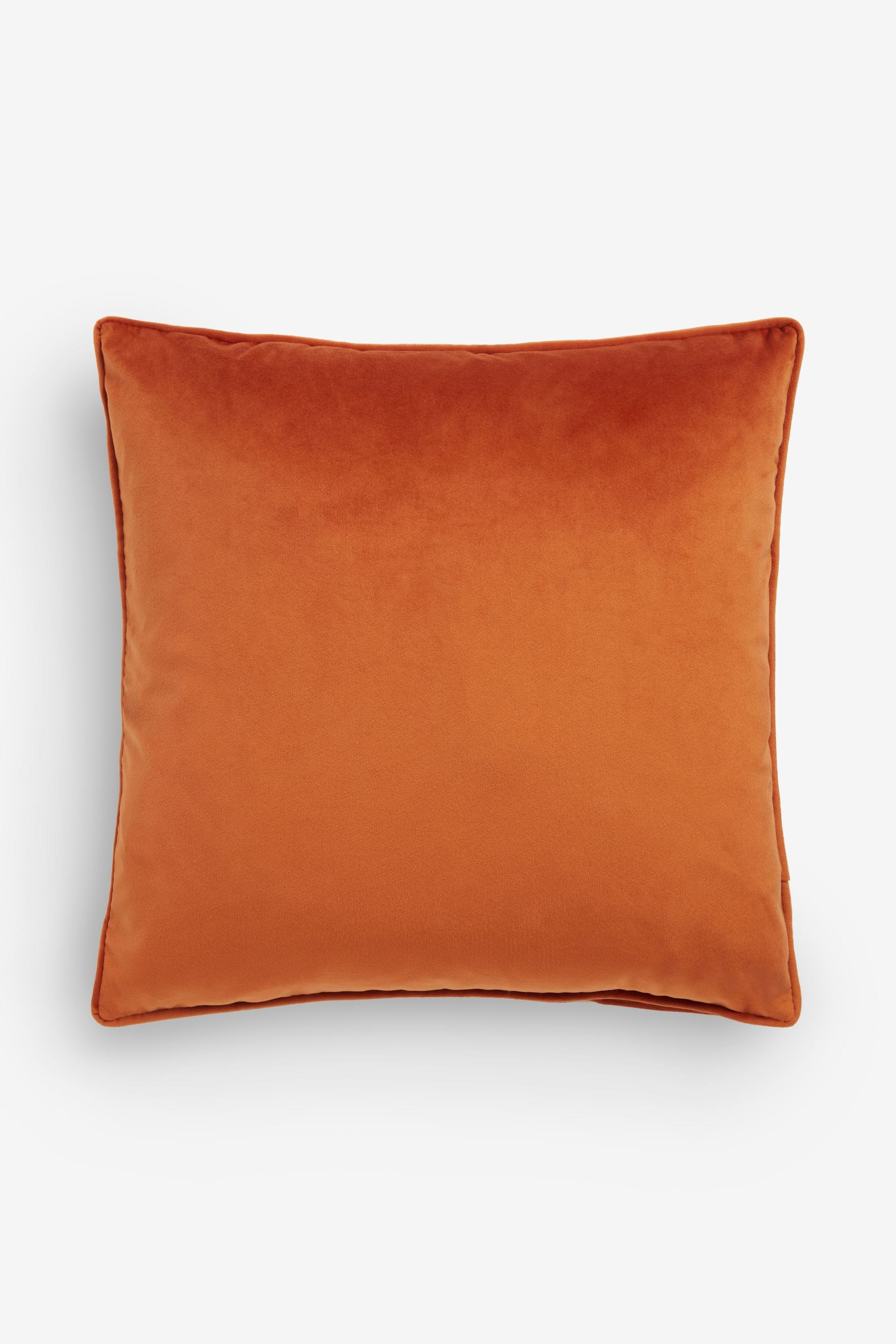 Buy Light Orange 43 x 43cm Matte Velvet Cushion from the Next UK online shop