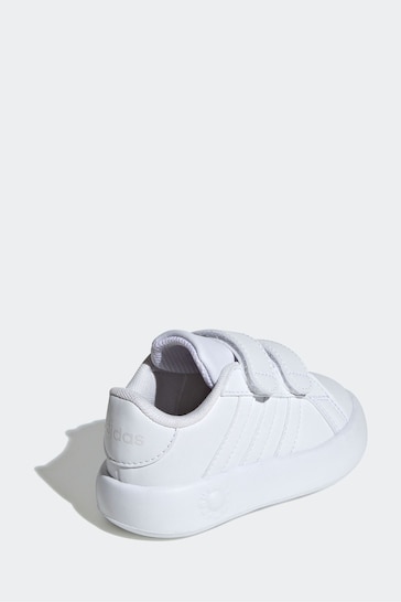 adidas White Kids Grand Court 2.0 Shoes