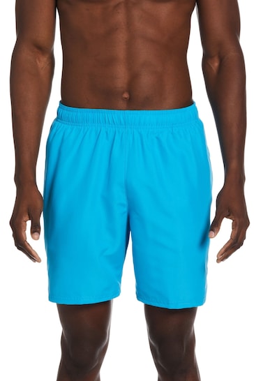 Nike Aqua Blue Essential 7 Inch Volley Swim Shorts