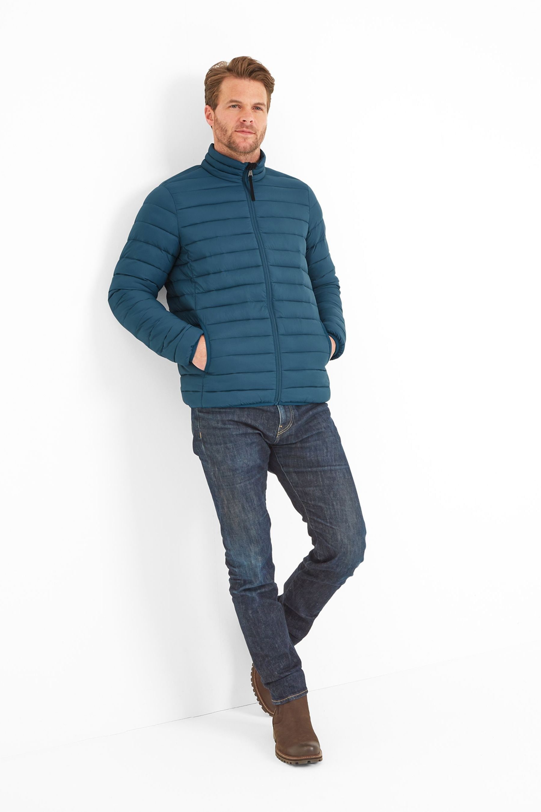 Mens insulated denim sales jacket