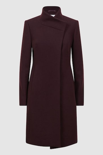 Reiss Berry Mia Wool Blend Mid-Length Coat