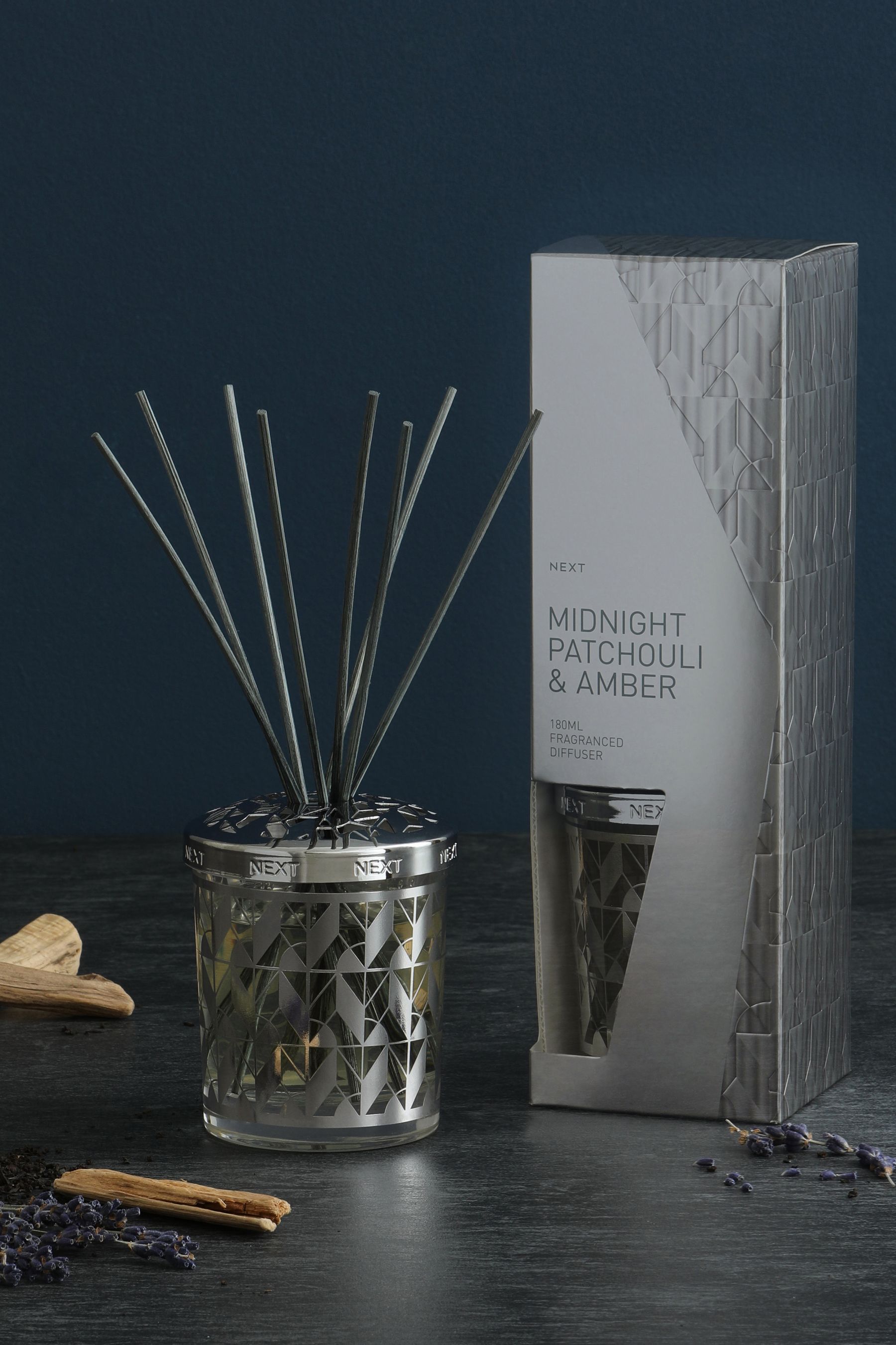 Buy Midnight Patchouli Amber 180ml Diffuser Refill Set from the