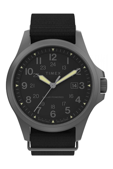 Timex Gents Black North Field Solar Watch