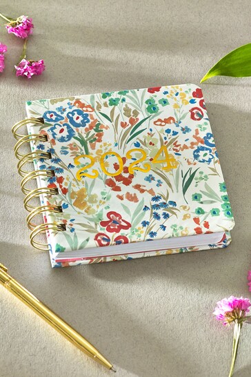 Multi Floral 2024 Compact Diary
