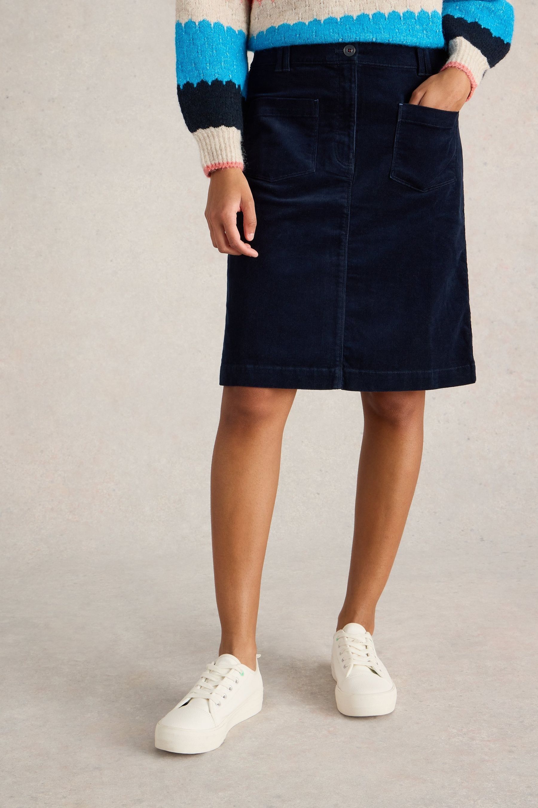 White corduroy skirt on sale