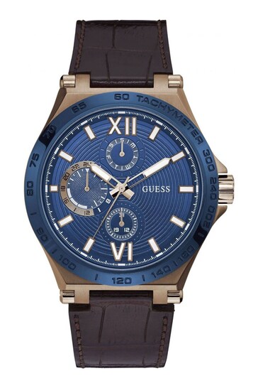 Guess Gents Brown Renegade Watch