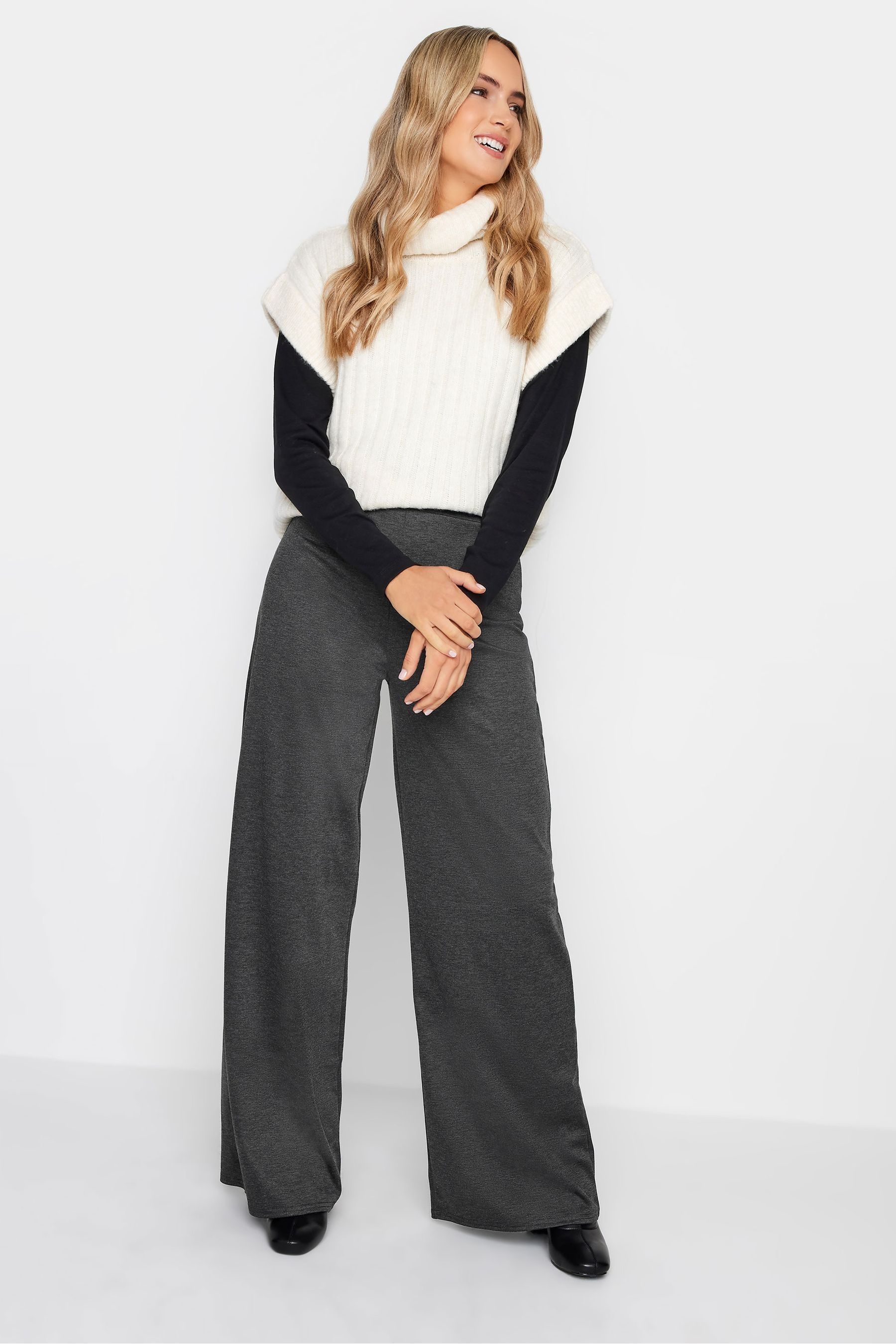 Grey best sale ponte pants