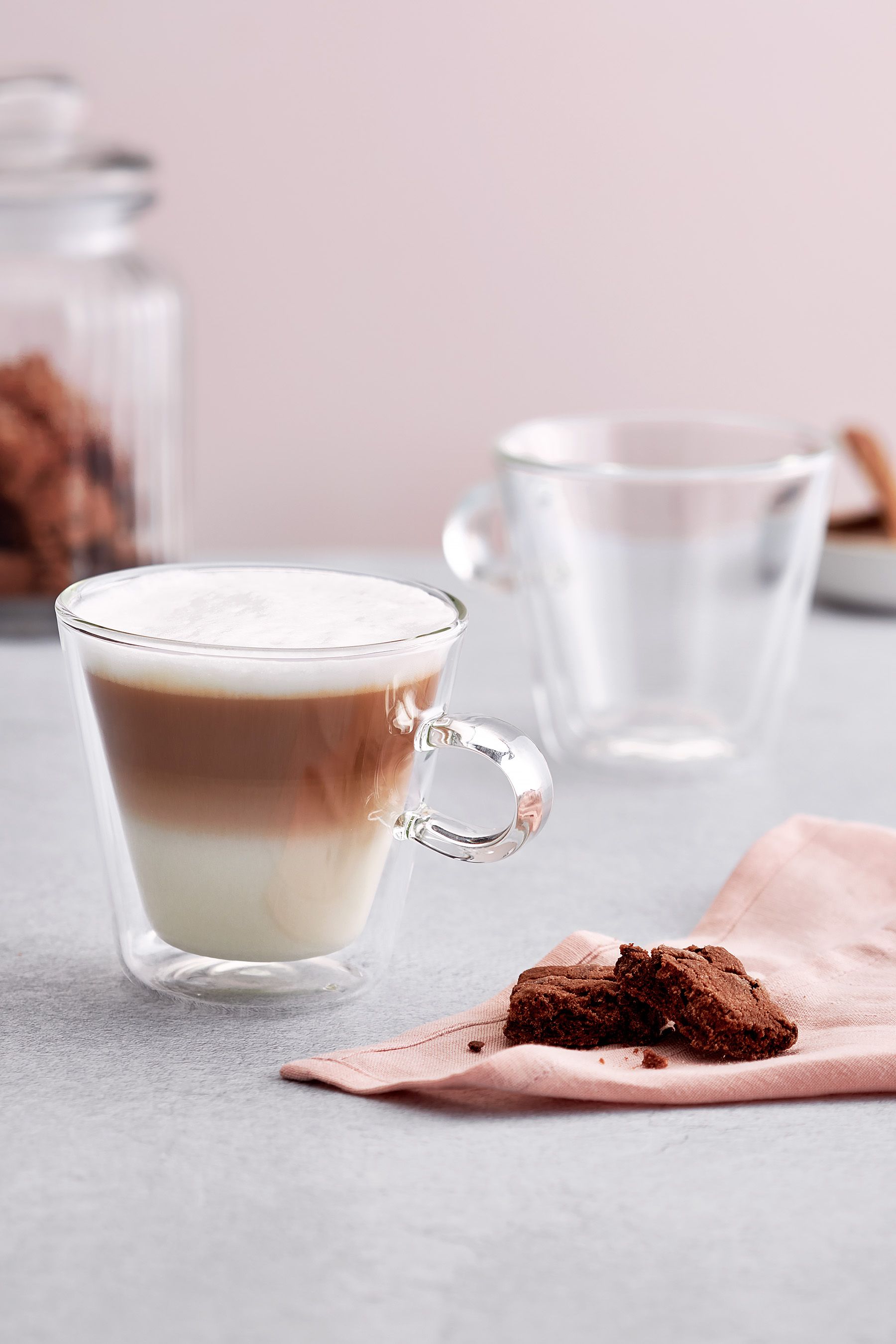 Buy Judge Clear Duo Flare Double Walled Latte Glass Set from the