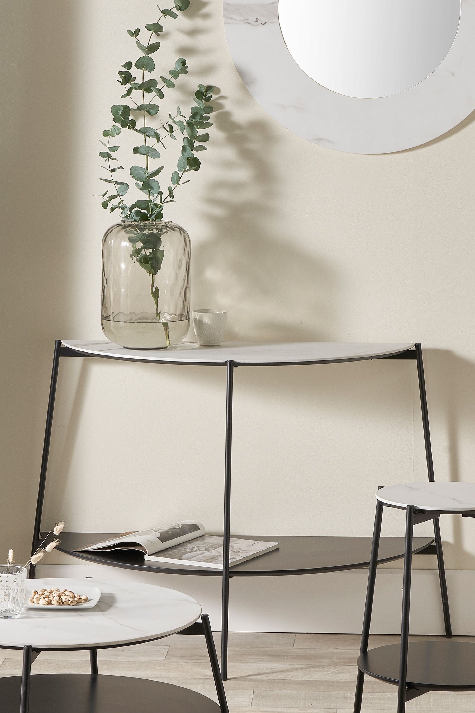 Next marble table discount